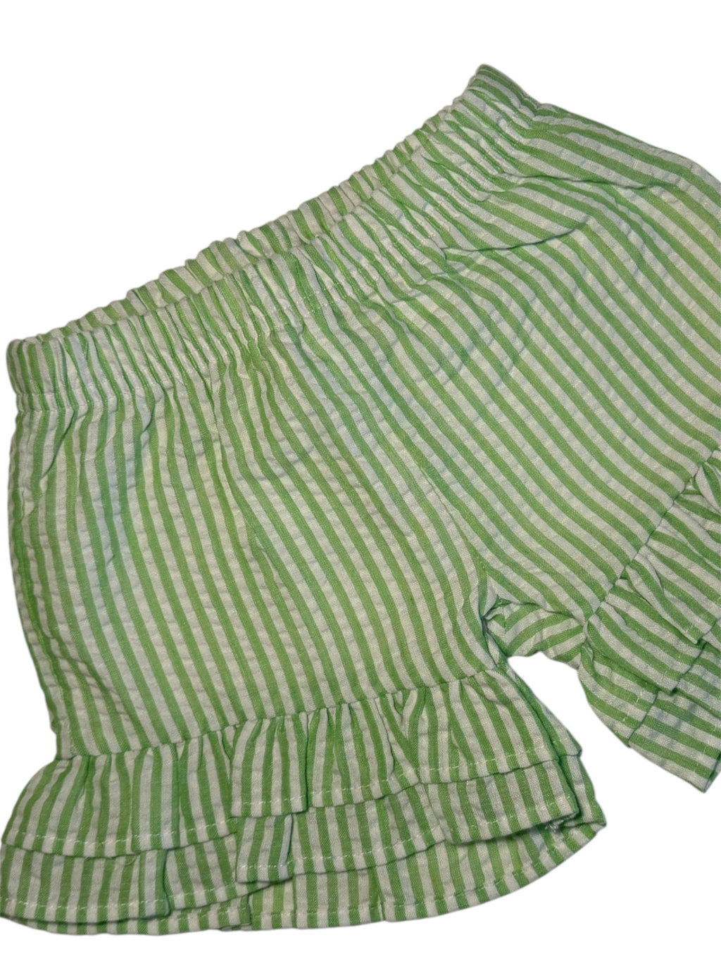 Little Apple Seersucker Shorts