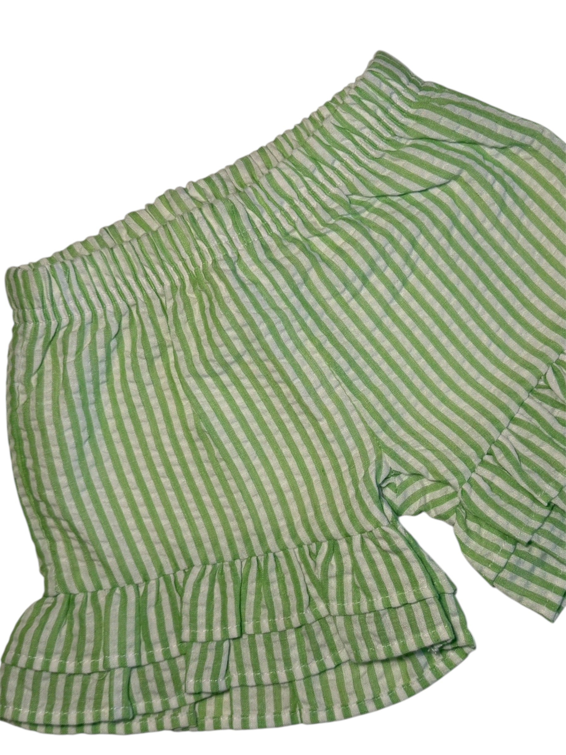 Little Apple Seersucker Shorts