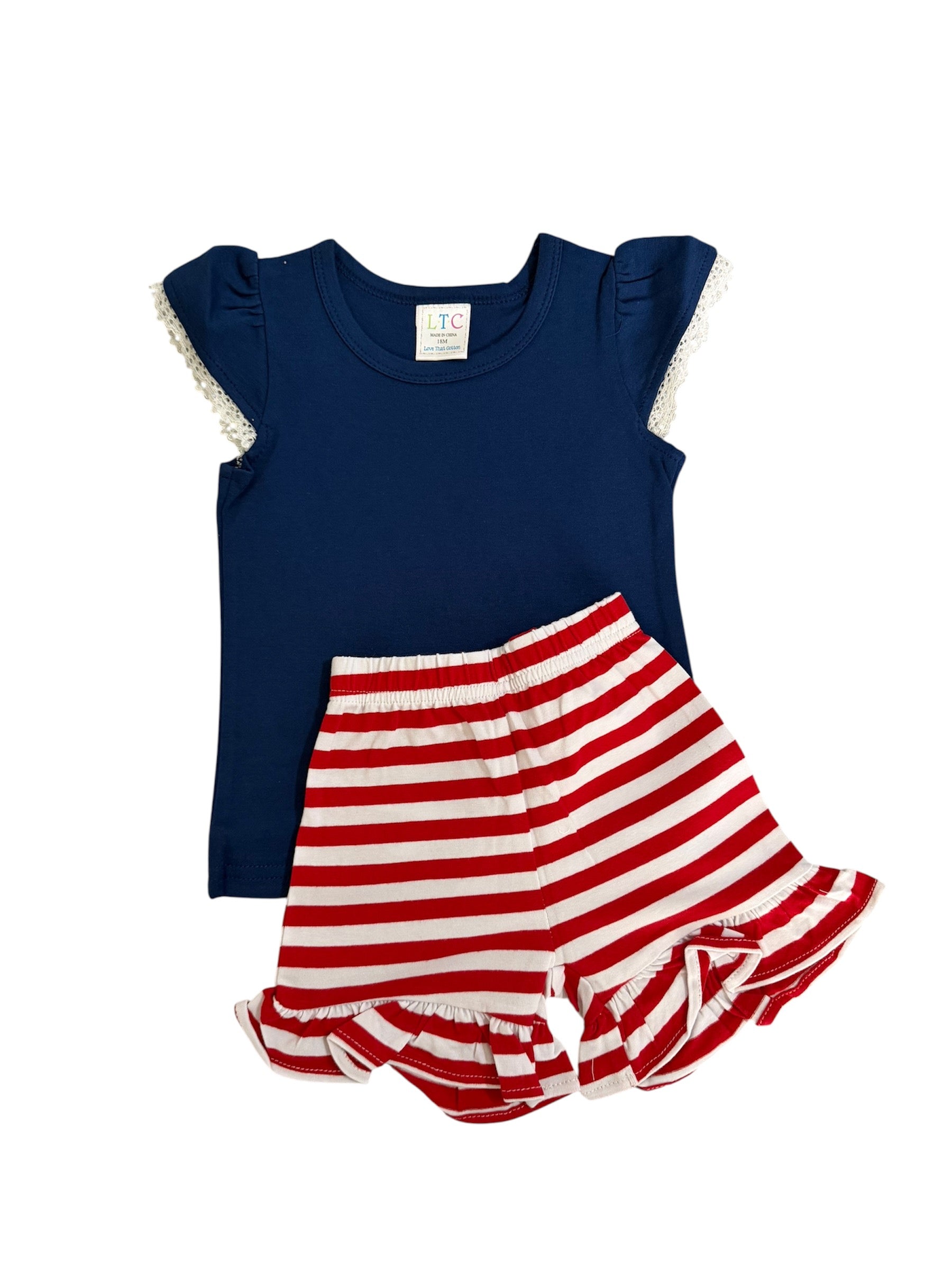 Summer Picnic Short Set
