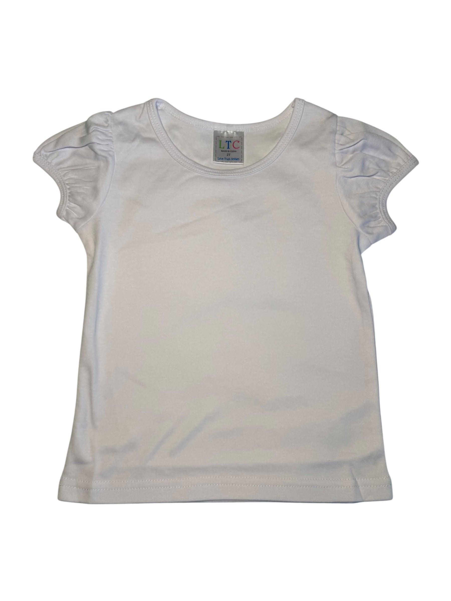 Little Apple Puff Sleeve Tee