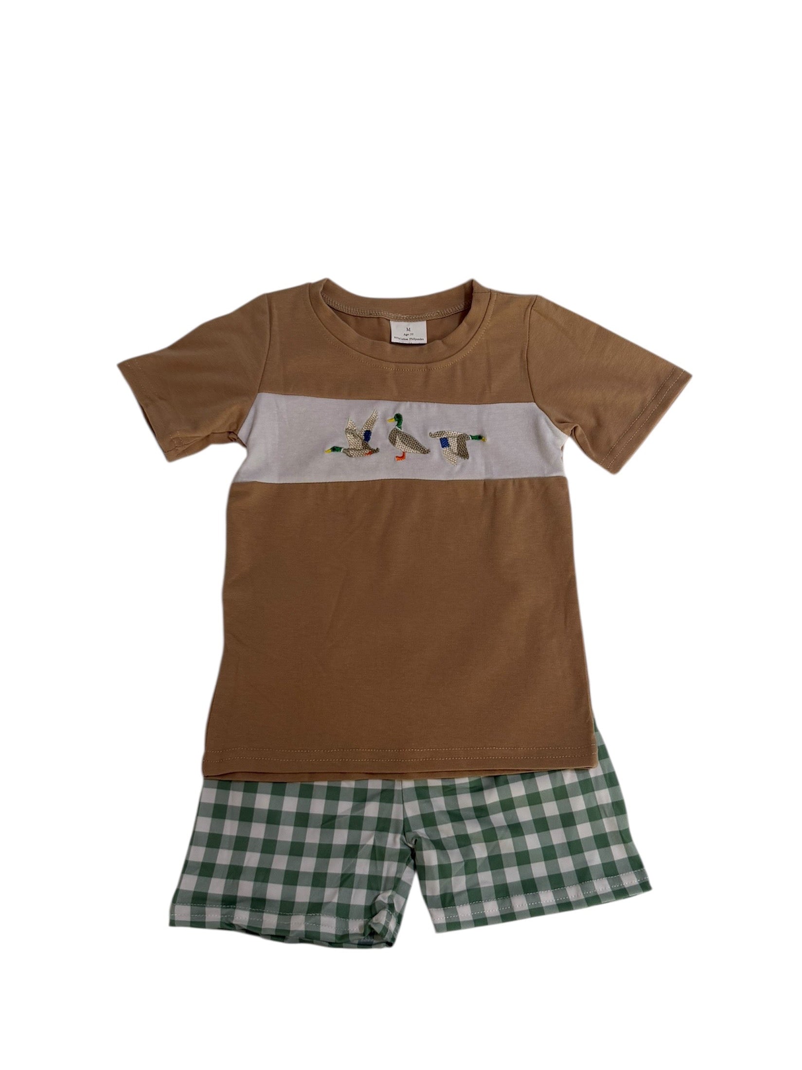 Green Mallard Duck Set