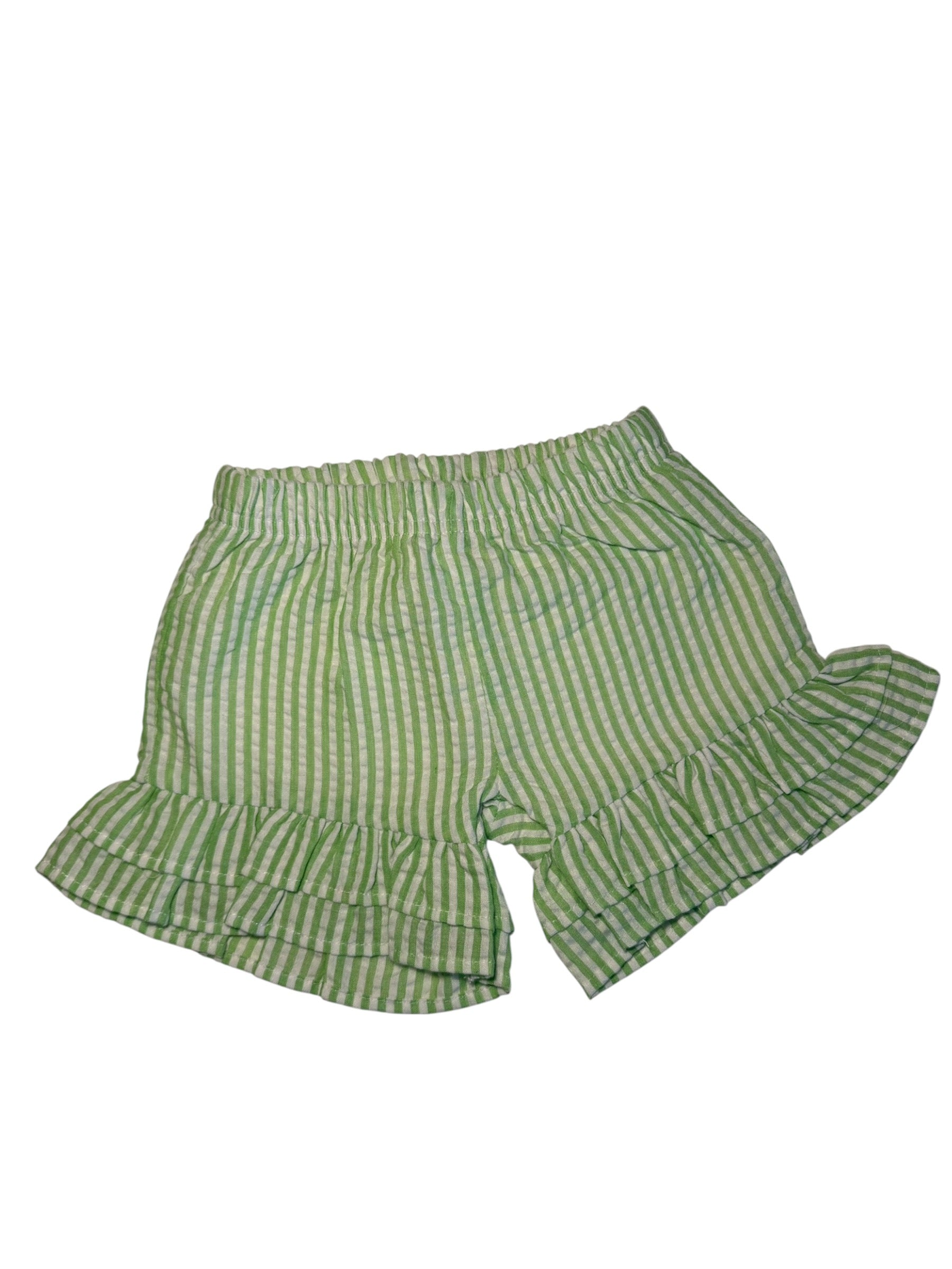 Little Apple Seersucker Shorts