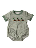 Green Mallard Duck Boy Bubble