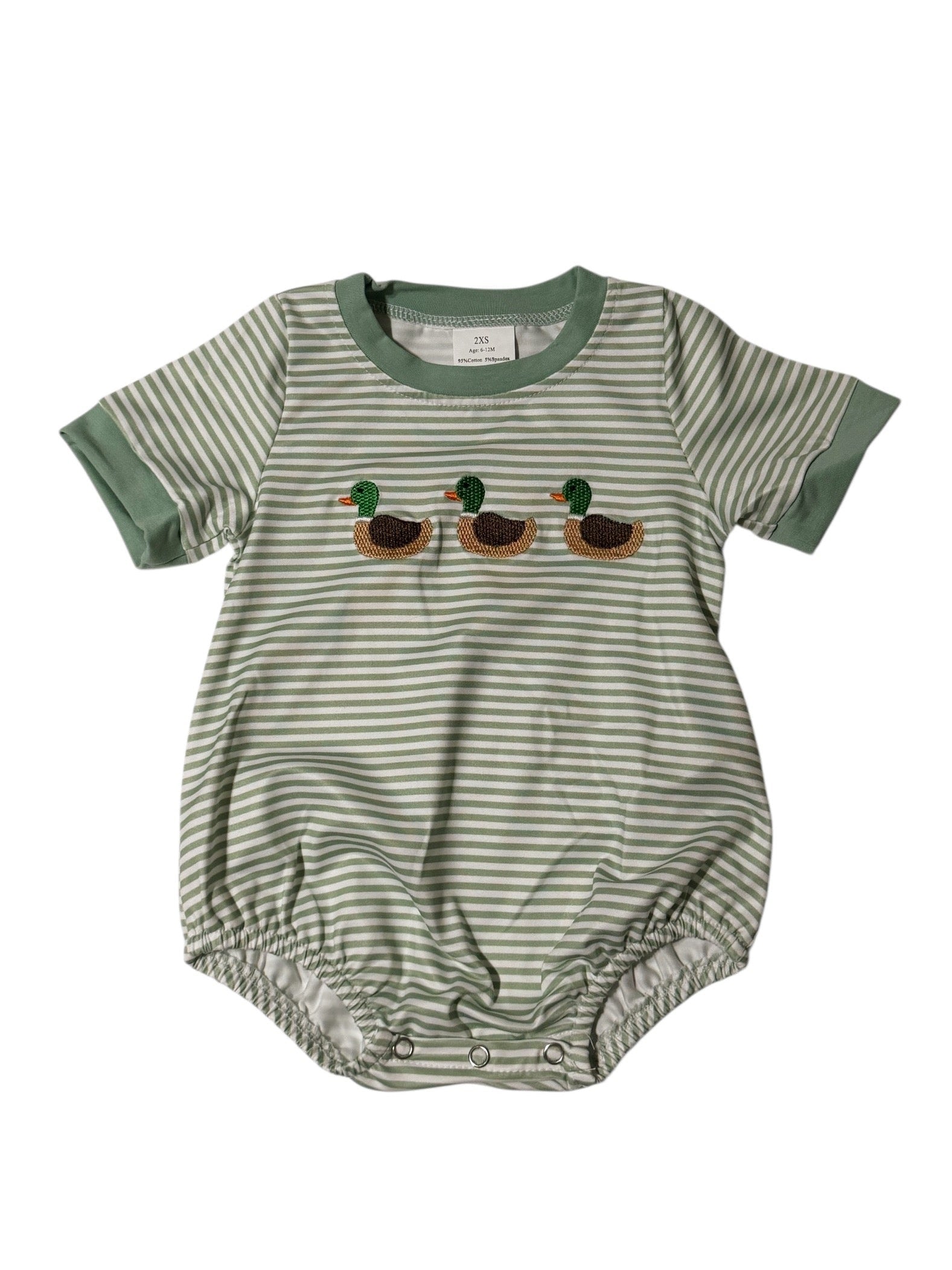 Green Mallard Duck Boy Bubble